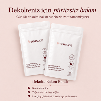 Dekolage™  Dekolte Çizgileri Karşıtı Silikon Bakım Pedi