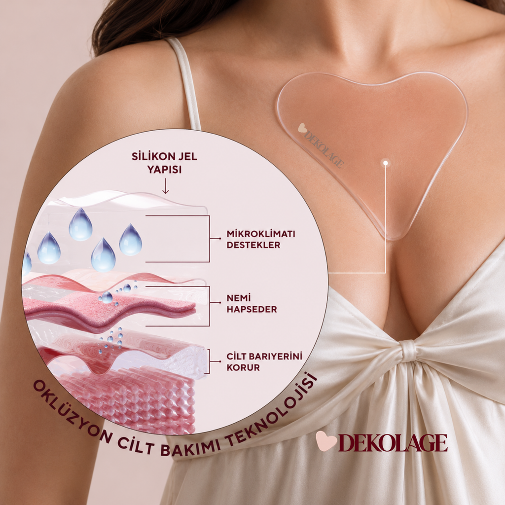Dekolage™  Dekolte Çizgileri Karşıtı Silikon Bakım Pedi